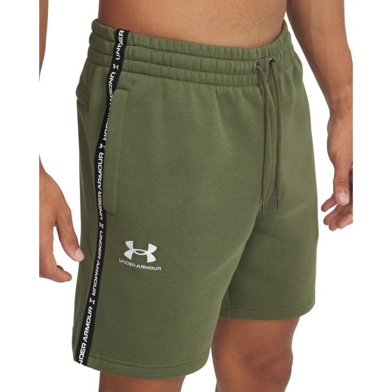 Under Armour UA Icon Fleece Short Taping-GRN 2025 šortky