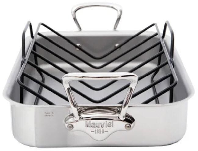 MAUVIEL nerezový pekáč s roštem M'Cook, 35 x 25 cm 521737