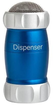 MARCATO moučenka/cukřenka na moučkový cukr Dispenser, 16 cm, modrá DI-POWD-BLU