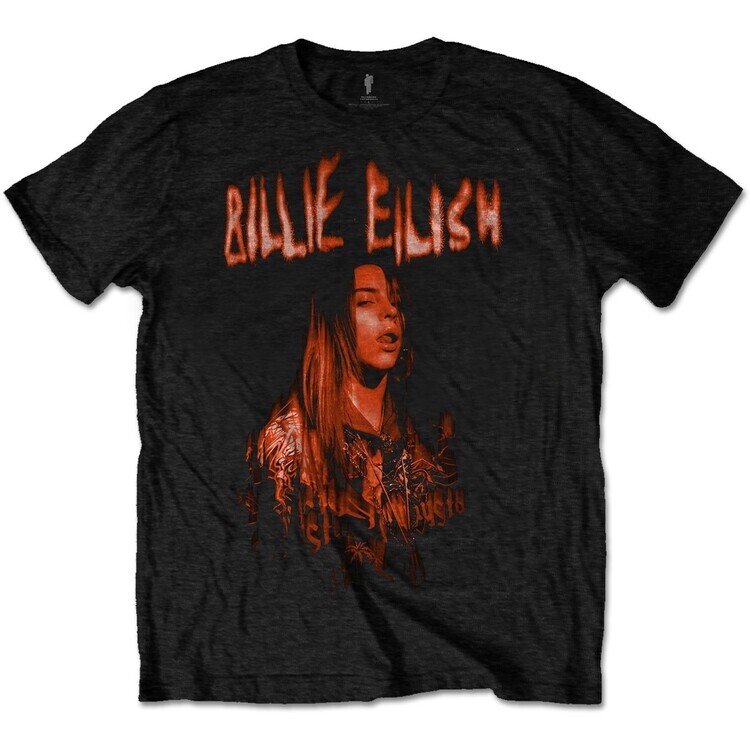 ROCKOFF Tričko Billie Eilish - Spooky Logo, XL