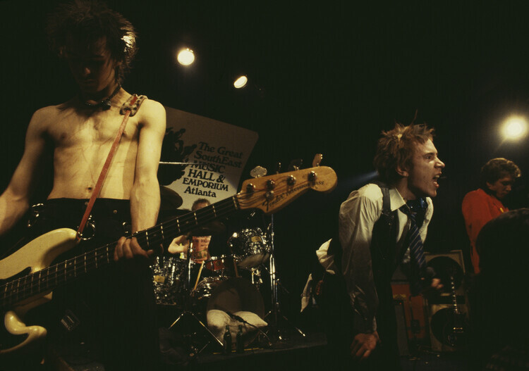Bettmann Plakát, Obraz - The Sex Pistols in Atlanta, Bettmann, 40 × 26.7 cm