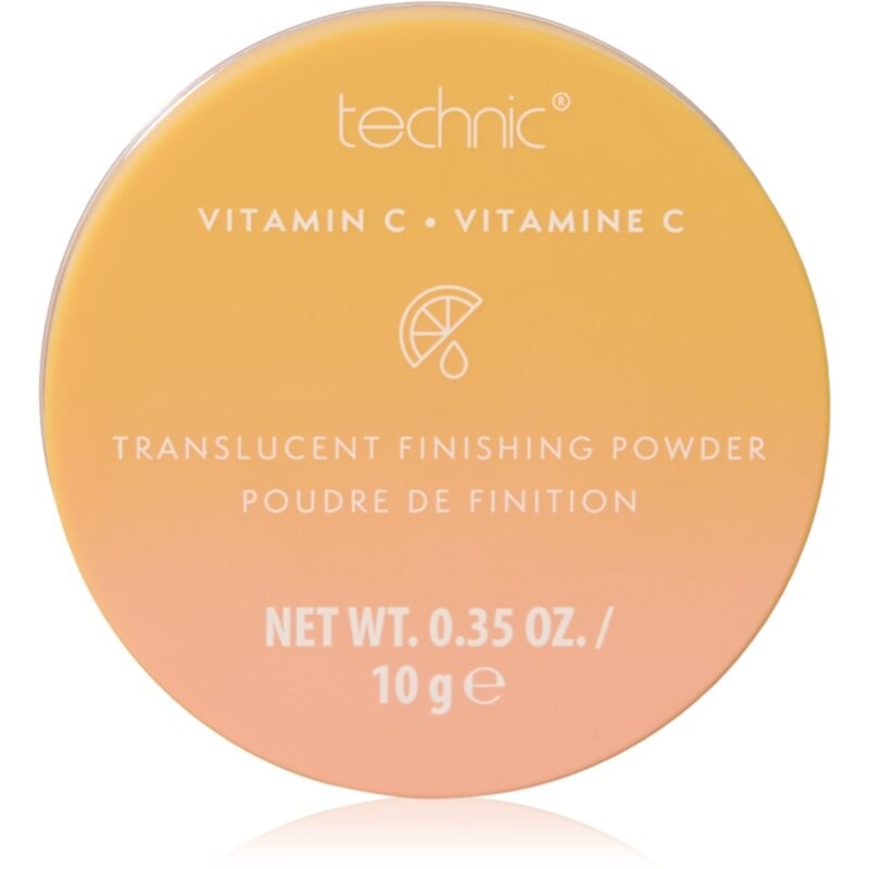 Technic Cosmetics Vitamin C rozjasňující sypký pudr pro sametový vzhled pleti 10 g