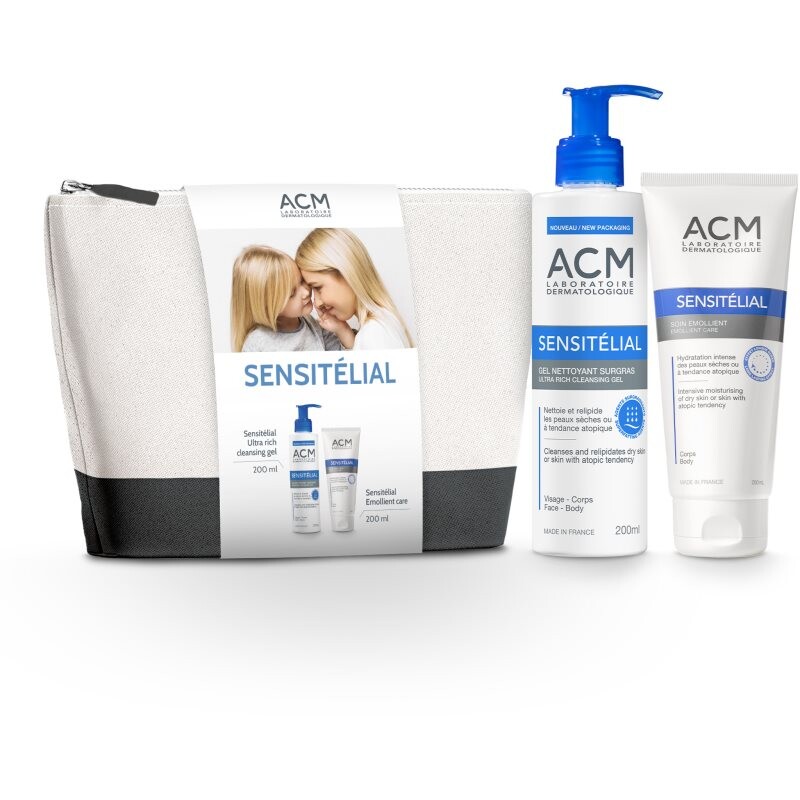 ACM Sensitélial Gift Set vánoční dárková sada pro suchou až atopickou pleť