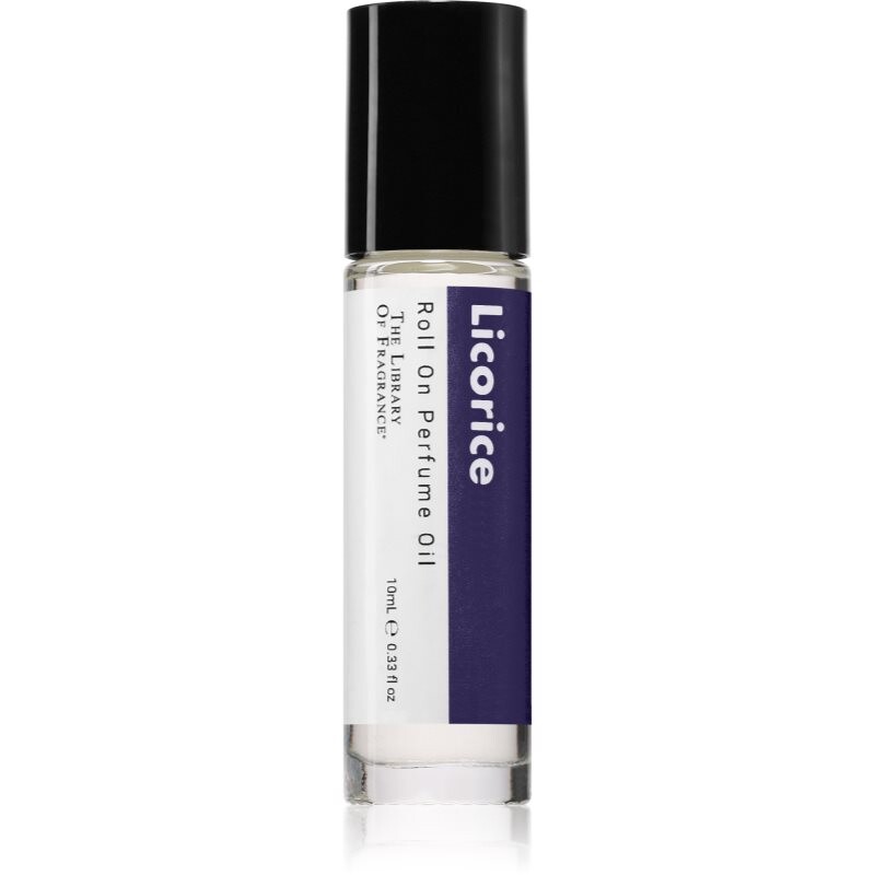 The Library of Fragrance Licorice tělový olej roll-on unisex 10 ml