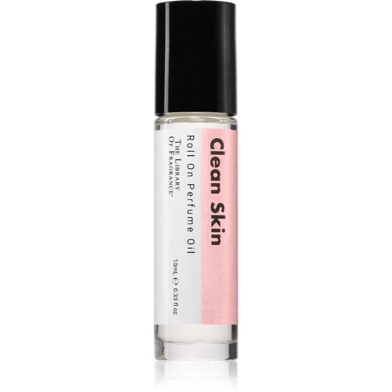 The Library of Fragrance Clean Skin tělový olej roll-on unisex 10 ml