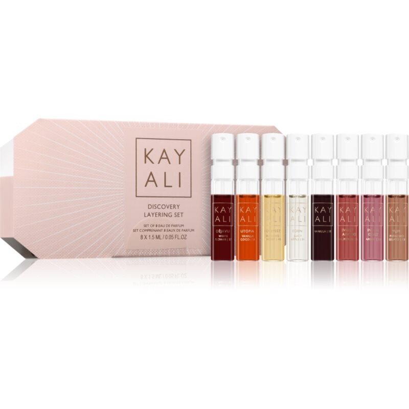 Kayali Discovery Layering Set dárková sada vzorečků pro ženy