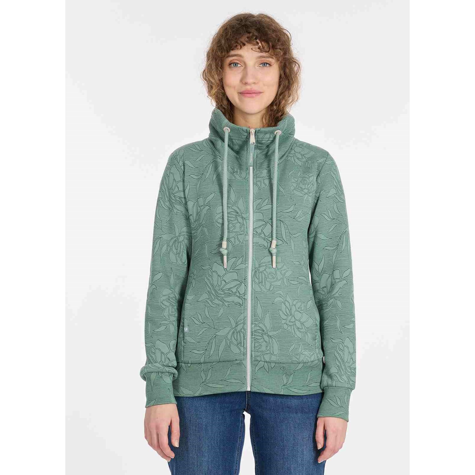 mikina RAGWEAR - Ronette Print Dusty Green (5036)