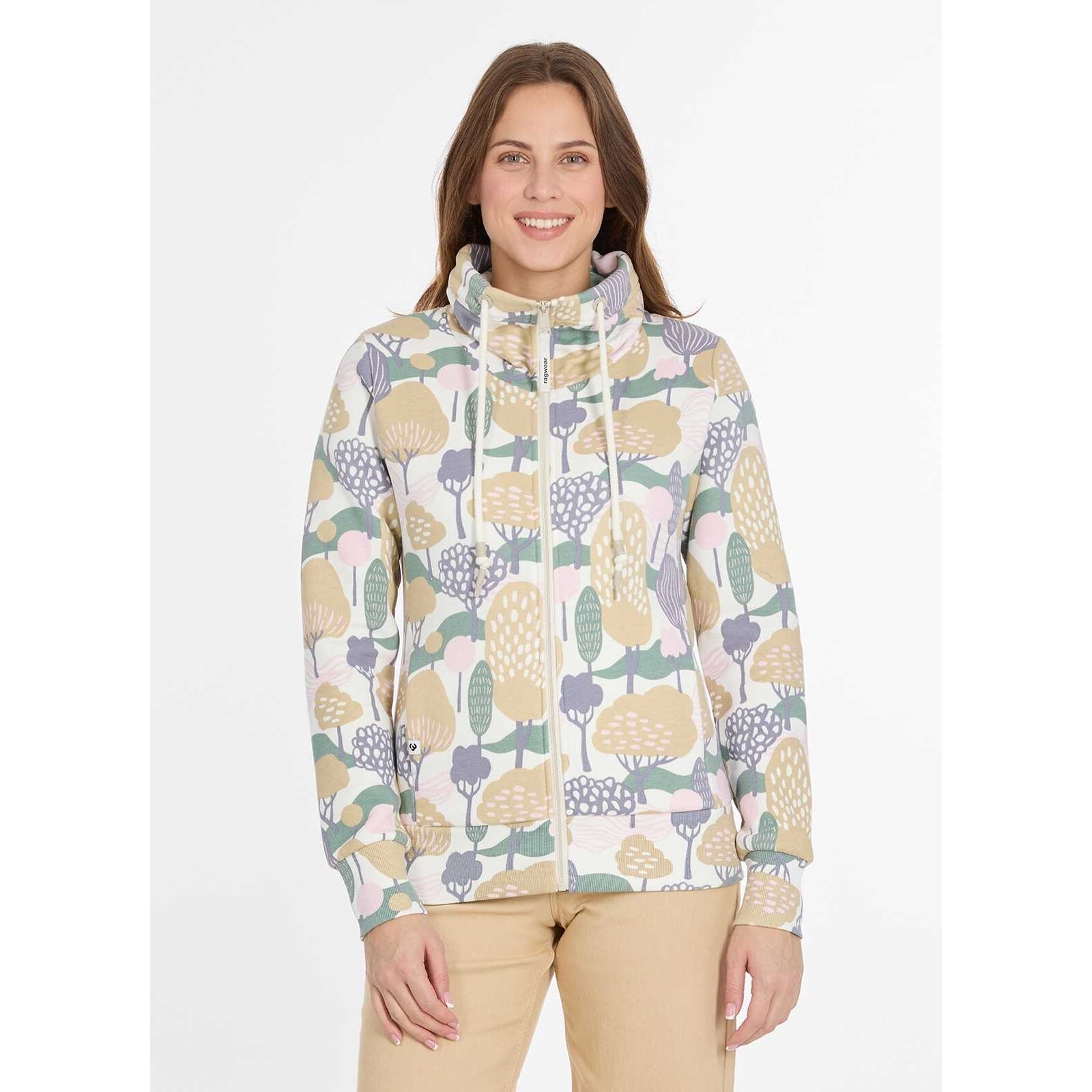 mikina RAGWEAR - Ronette Print Ivory (7010) velikost: L