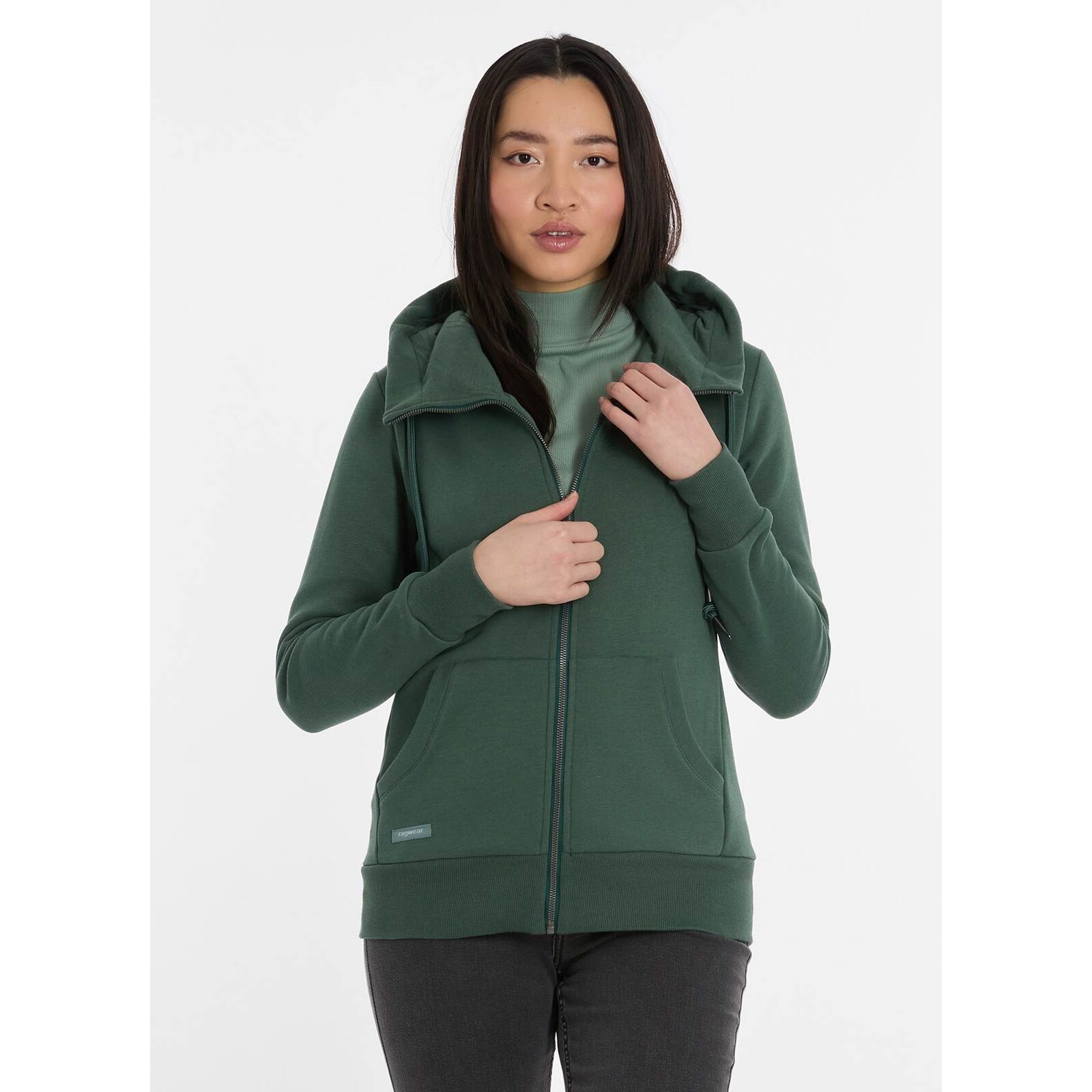 mikina RAGWEAR - Neskia Zip Pine Green (5016) velikost: XL