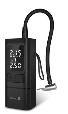 CONNECT IT AirFlow přenosný kompresor ČERNÝ