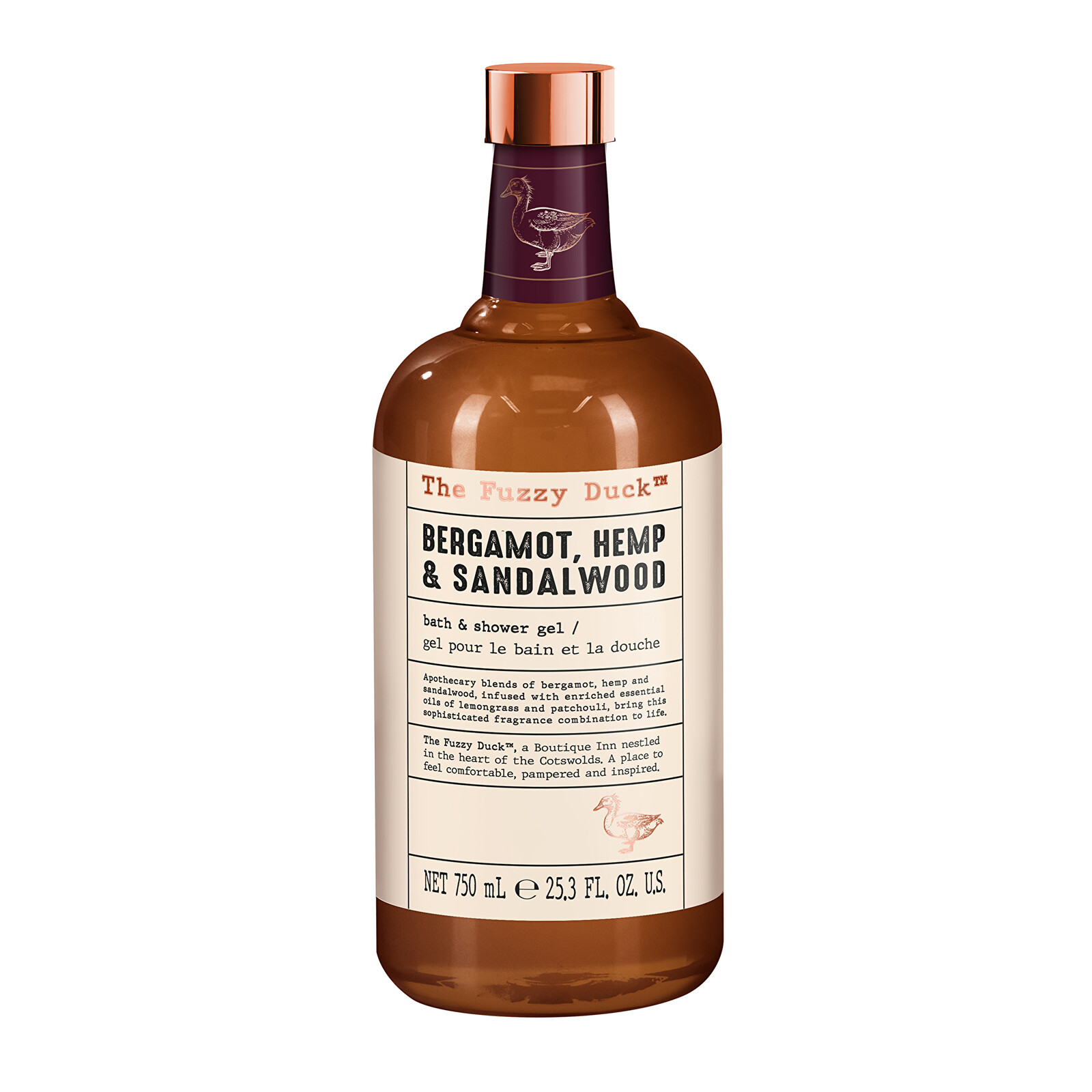 Baylis & Harding Koupelový a sprchový gel Bergamot, Konopí & Santalové dřevo (Bath & Shower Gel) 750 ml