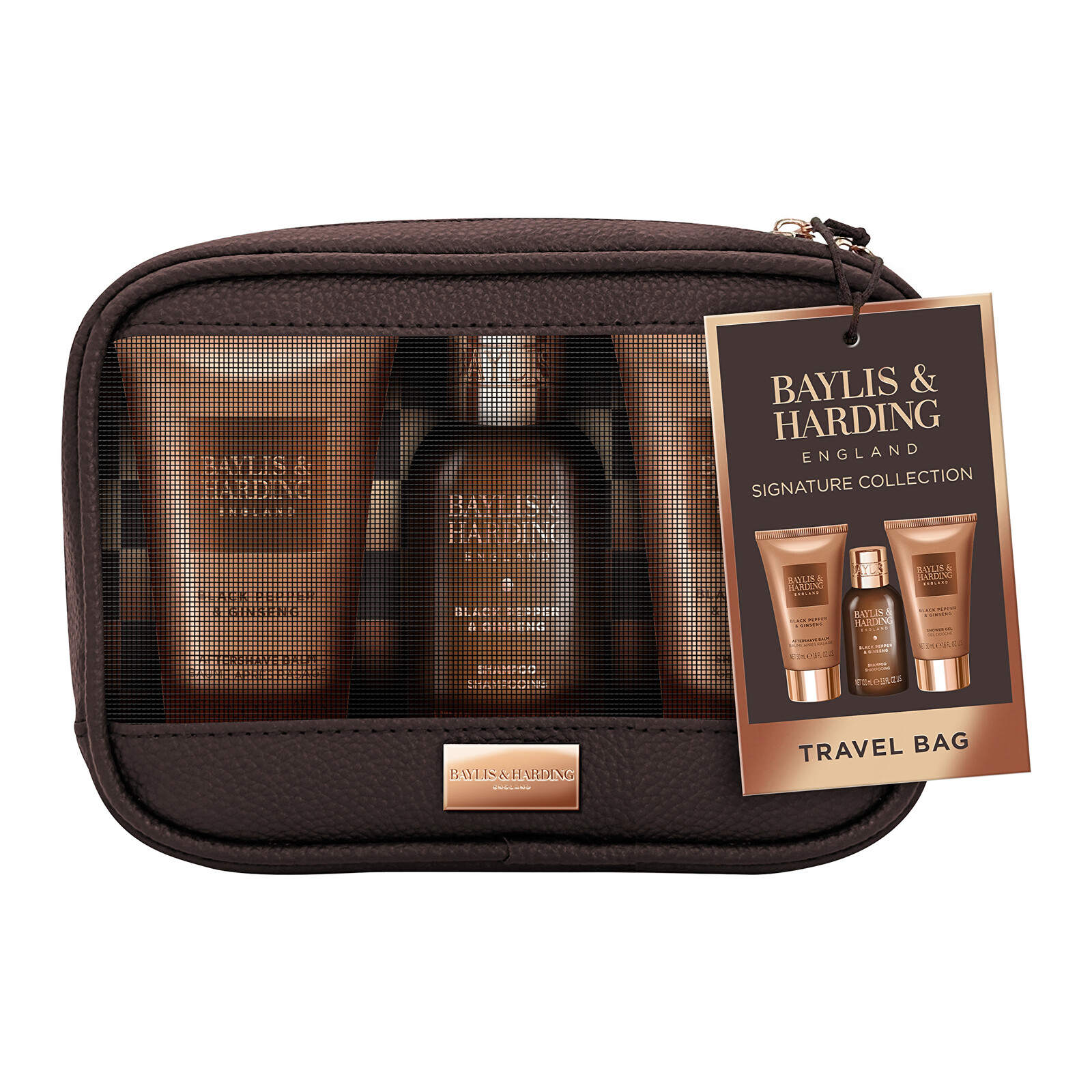 Baylis & Harding Dárková sada Černý pepř & Ženšen Kit 3 ks