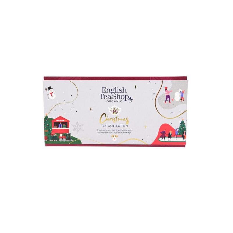 English Tea Shop Vánoční stromeček - Kolekce Bílá kouzla BIO 6 pyramidek