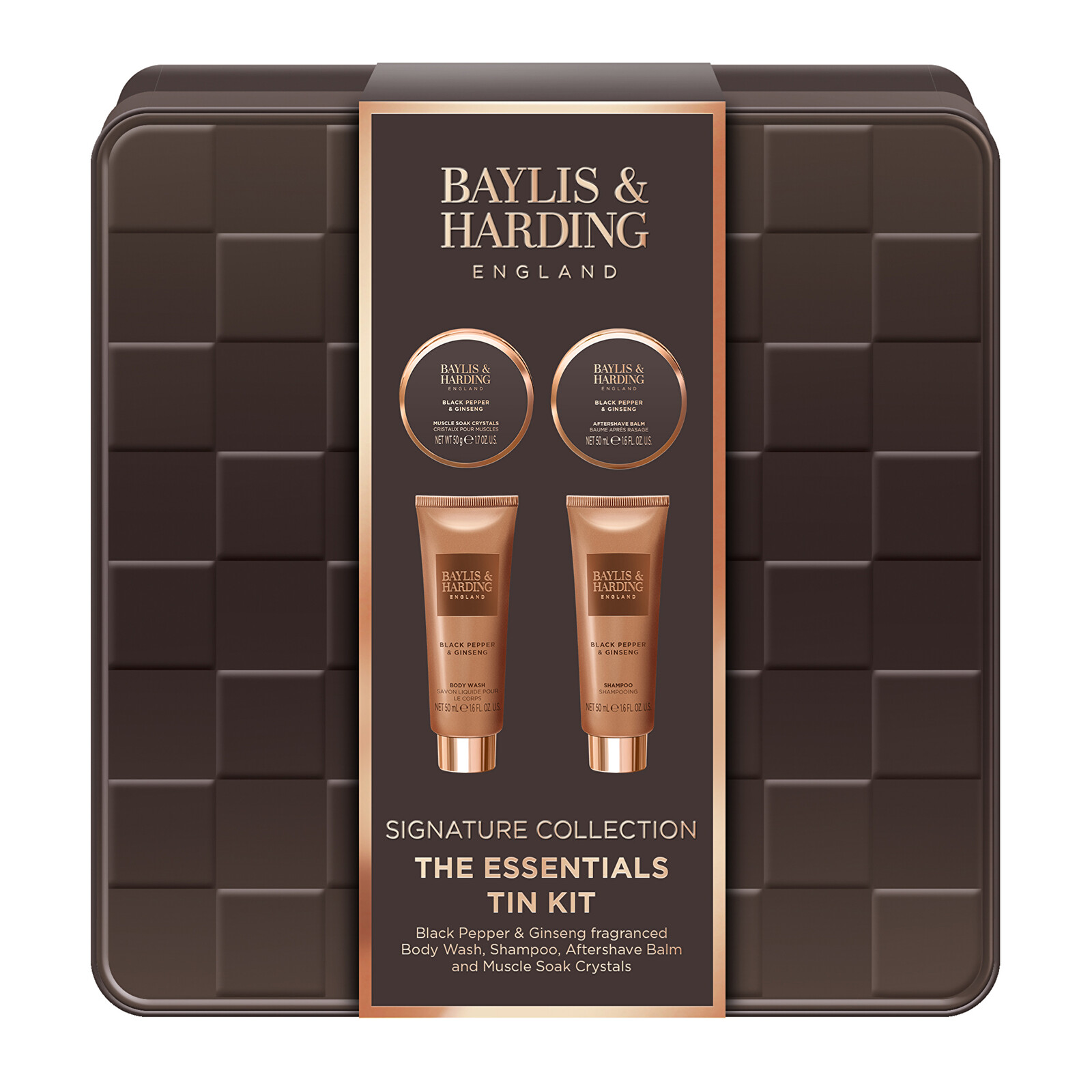 Baylis & Harding Dárková sada Černý pepř & Ženšen 4 ks