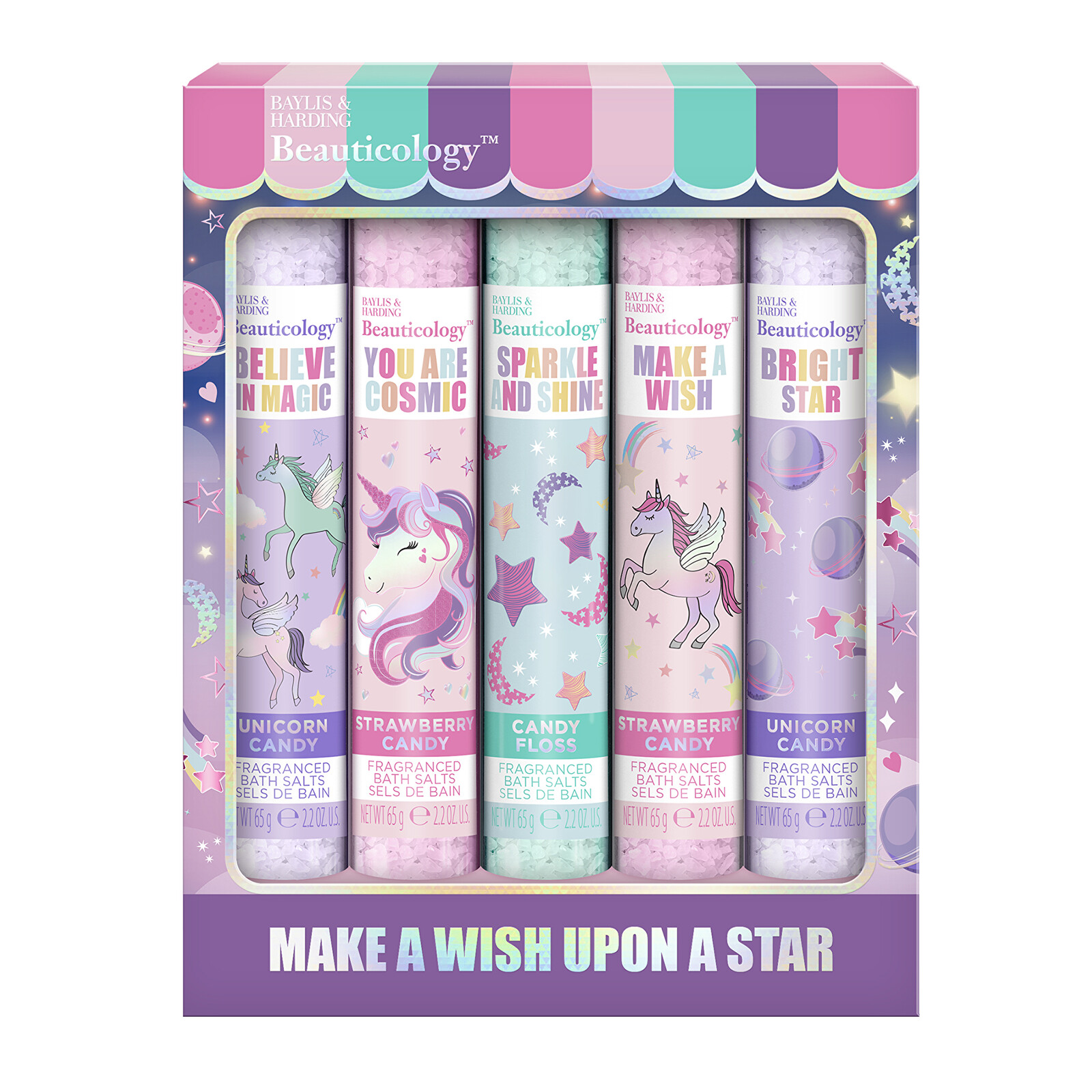 Baylis & Harding Dárková sada Jednorožec 5 x 65 g