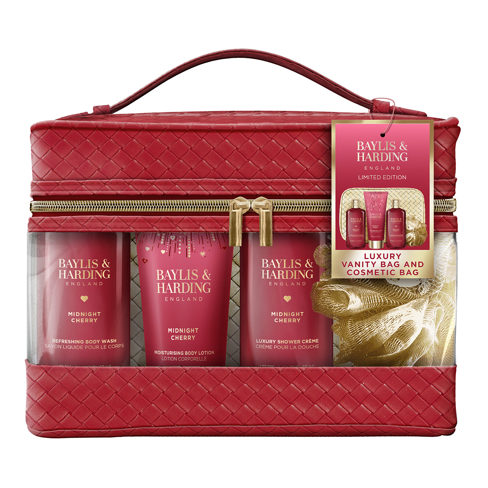 Baylis & Harding Dárková sada péče o tělo Midnight Cherry 5 ks