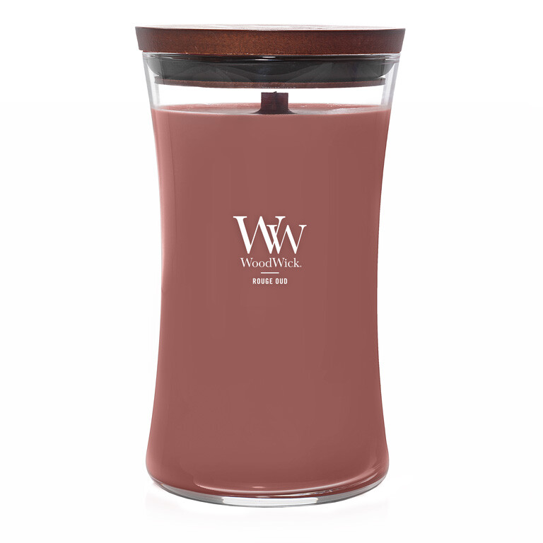 WoodWick Vonná svíčka váza velká Rouge Oud 609,5 g