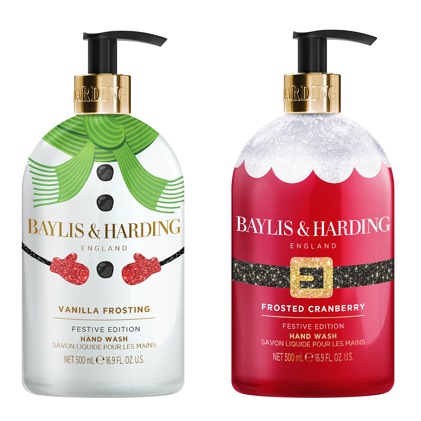 Baylis & Harding Dárková sada tekutých mýdel na ruce 2 x 500 ml