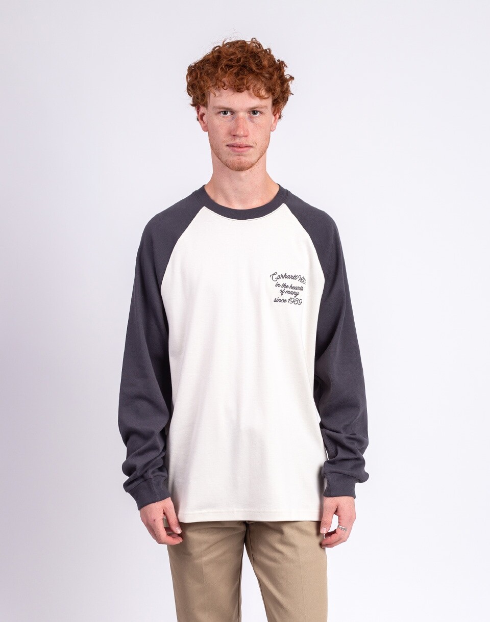 Carhartt WIP L/S Alston T-Shirt Wax/Graphite M