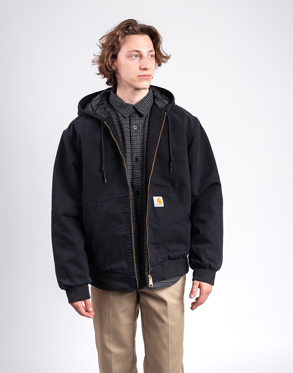 Carhartt WIP OG Active Jacket Black stone canvas M