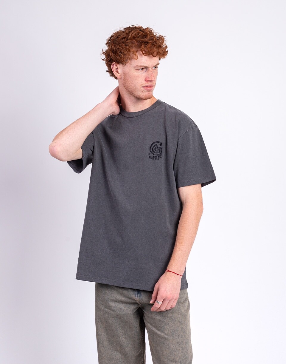 Carhartt WIP S/S Helix Redux T-Shirt Black garment dyed S