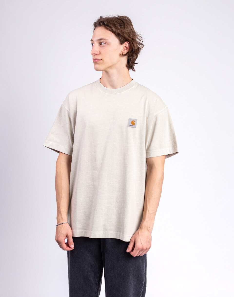 Carhartt WIP S/S Vista T-Shirt Fleur De Sel garment dyed M