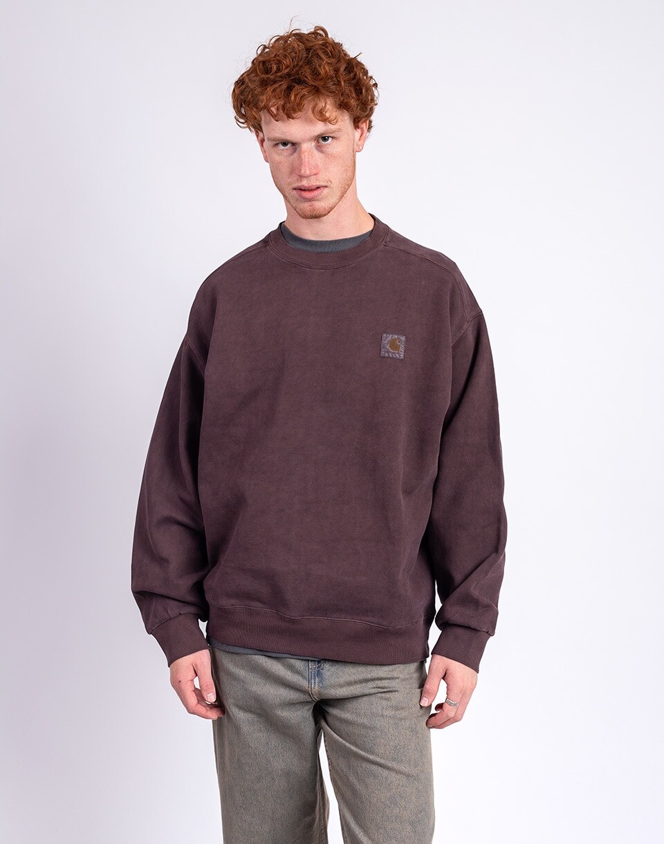 Carhartt WIP Vista Sweat Palisander garment dyed M