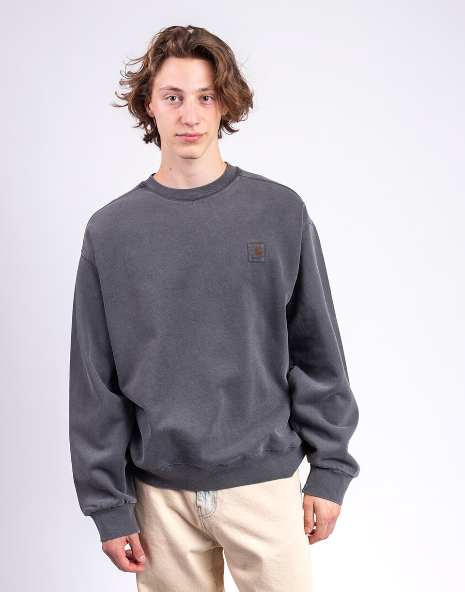 Carhartt WIP Vista Sweat Black garment dyed M