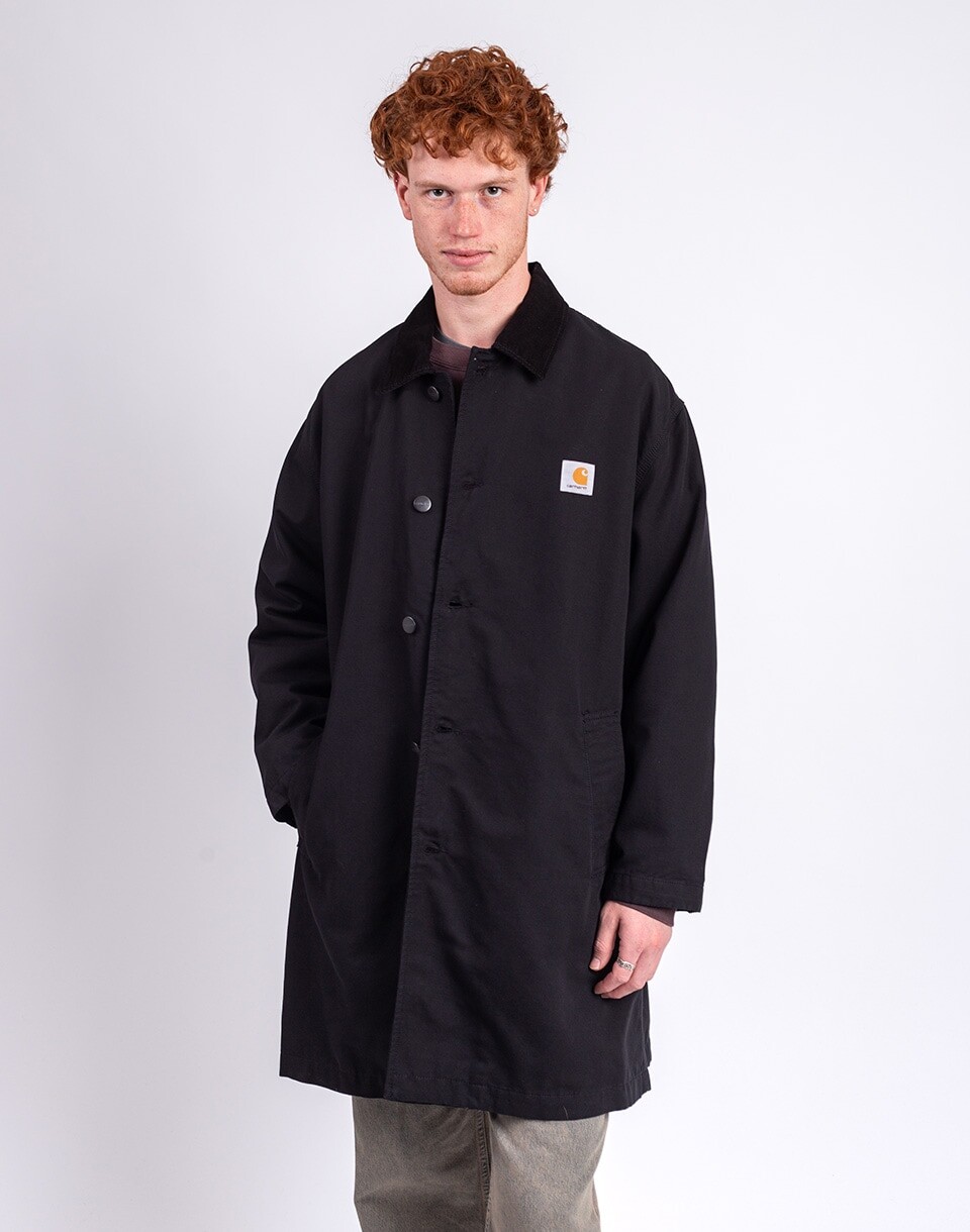 Carhartt WIP Webster Coat Black/Black rinsed M