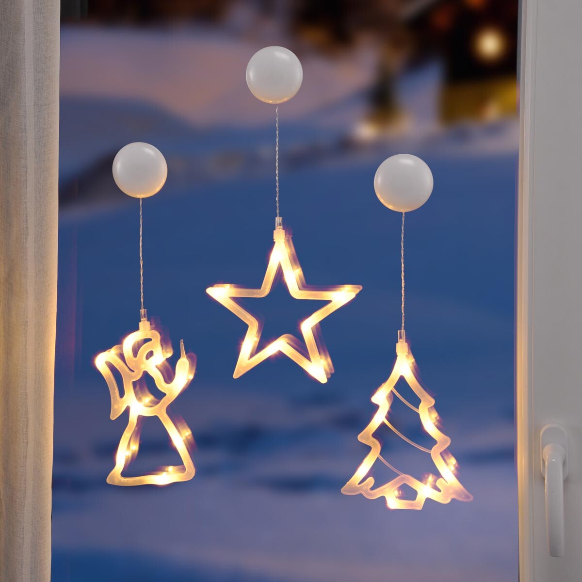 Haushalt international LED Světlo na okno Stromeček