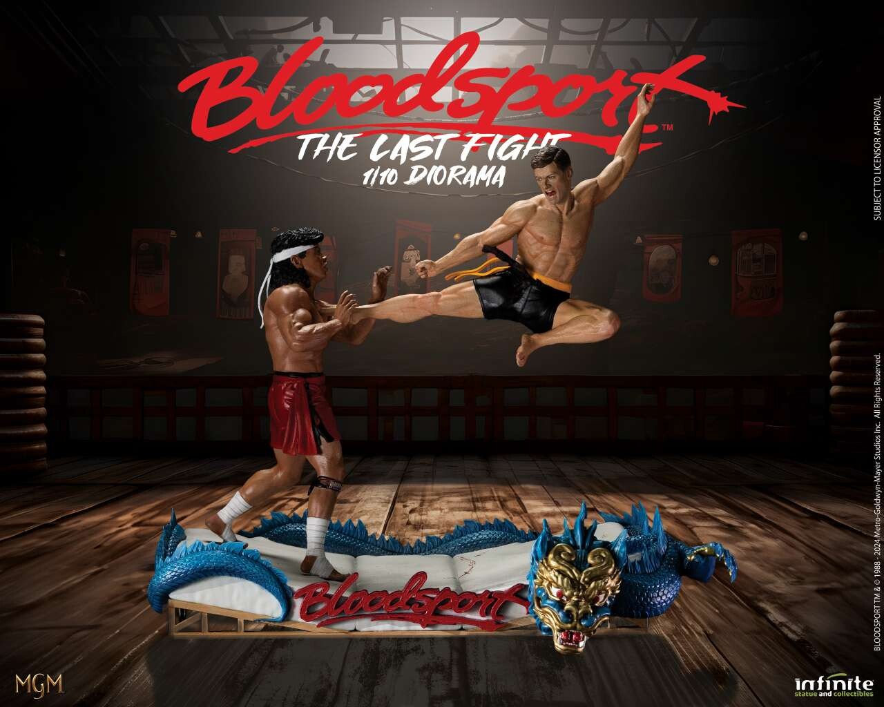 Infinite Statue | Bloodsport - 1/10 Diorama Statue The Last Fight 27 cm