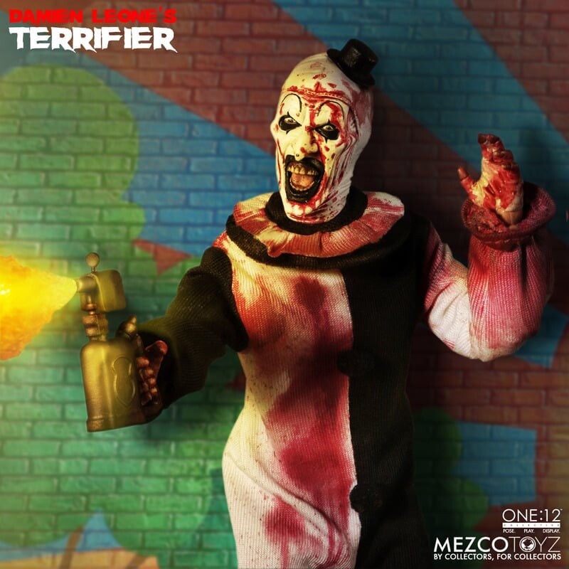 Mezco | Terrifier - sběratelská figurka Art The Clown (Deluxe Edition) 17 cm