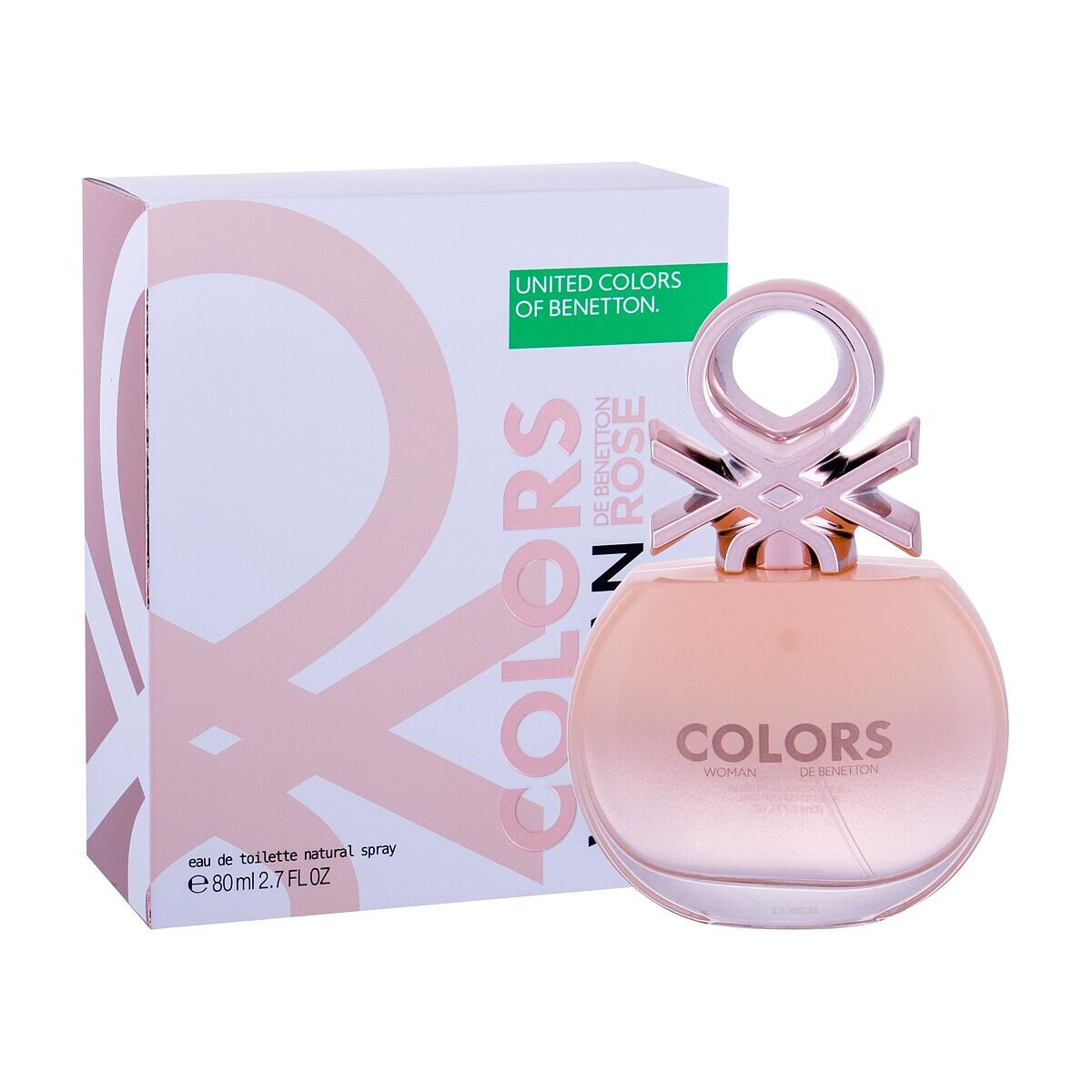 Benetton Colors de Benetton Rose 80 ml toaletní voda pro ženy
