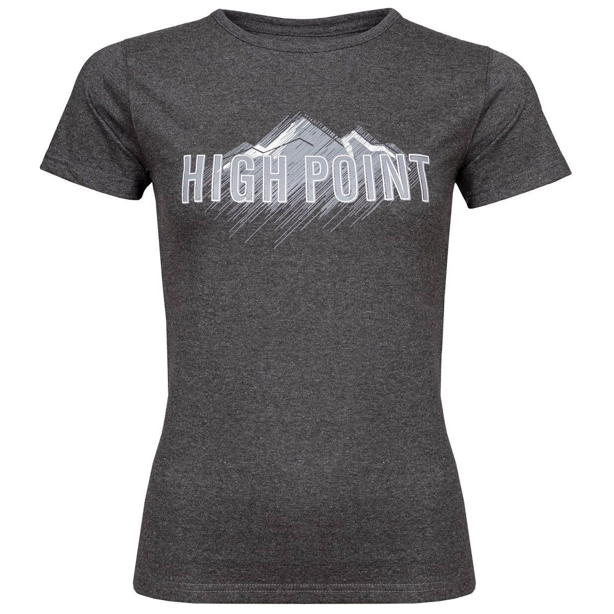 Dámské triko High Point High Point 3.0 Lady T-Shirt Velikost: XS / Barva: šedá