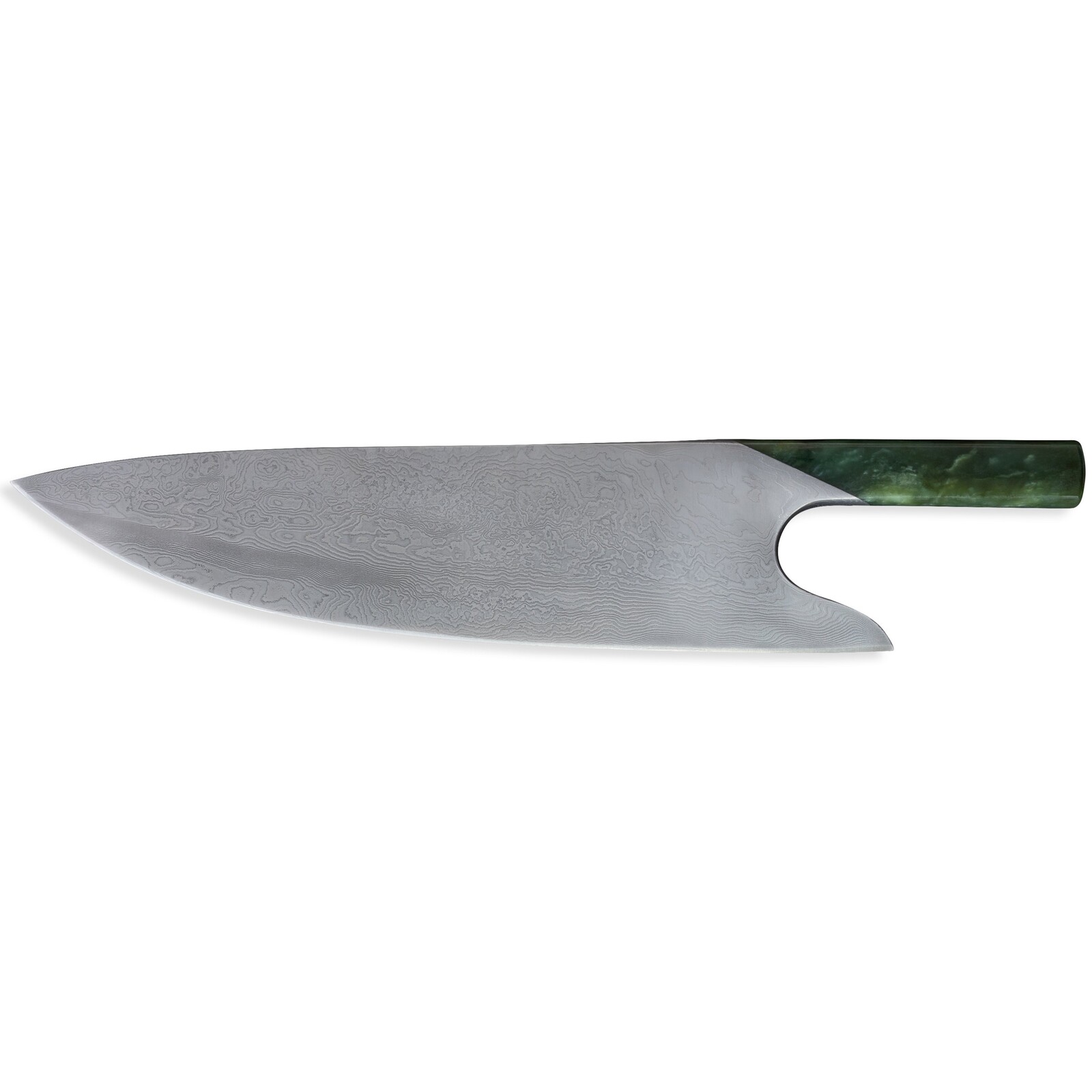 Güde Solingen Kuchařský nůž THE KNIFE JADE DAMASCUS 26 cm, zelená, Güde