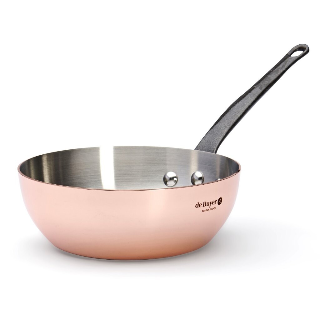 Pánev na soté PRIMA MATERA 20 cm, měď, de Buyer