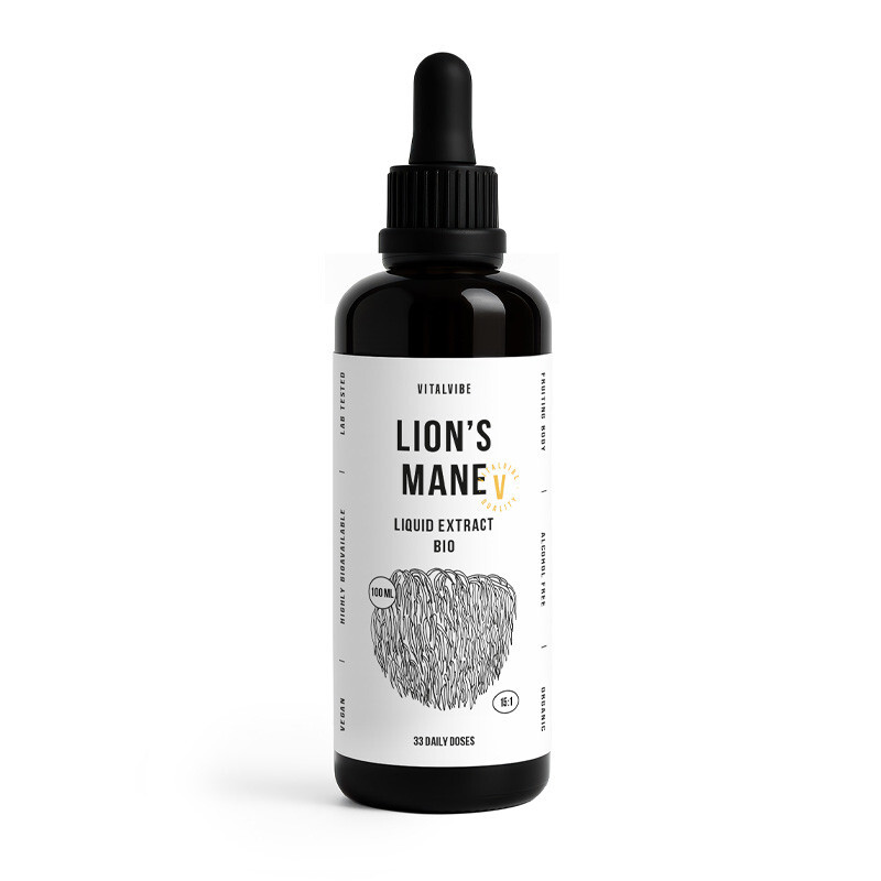 Lion's Mane Liquid Extract BIO Vitalvibe