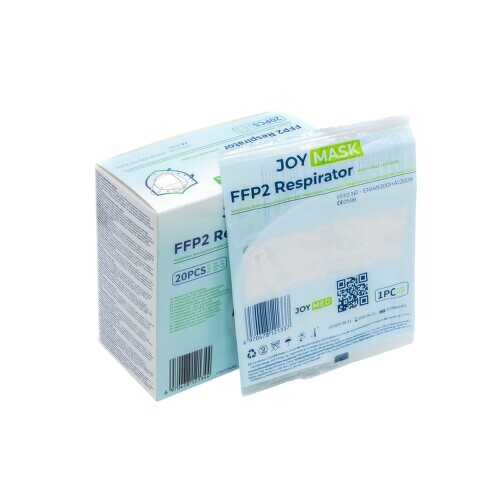 JoyMask FFP2 respirátor bílý 20ks