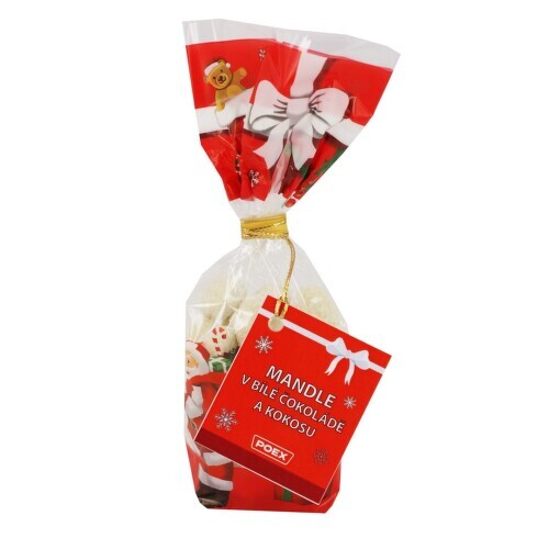 POEX Choco exclusive Mandle v bílé čoko.kokosu175g