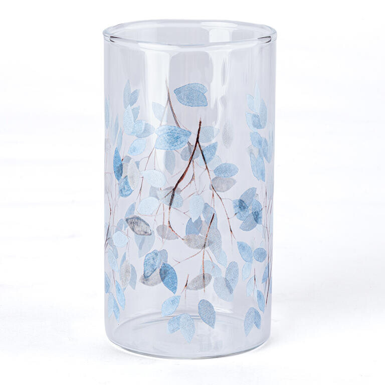Sklenice MODRÉ KVĚTY 320 ml