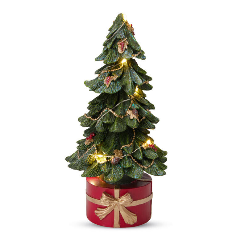 Vánoční stromeček s LED světly 27 cm