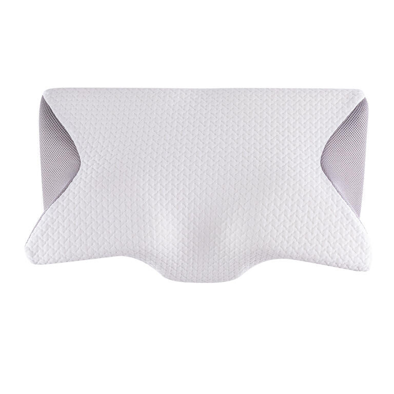 Ergonomický polštář z paměťové pěny bílo-šedá 60 x 35 cm