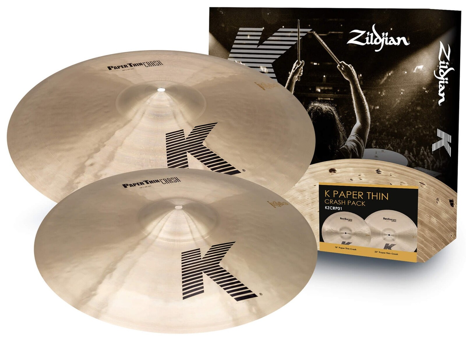 Zildjian K Paper Thin Crash Pack (rozbalené)