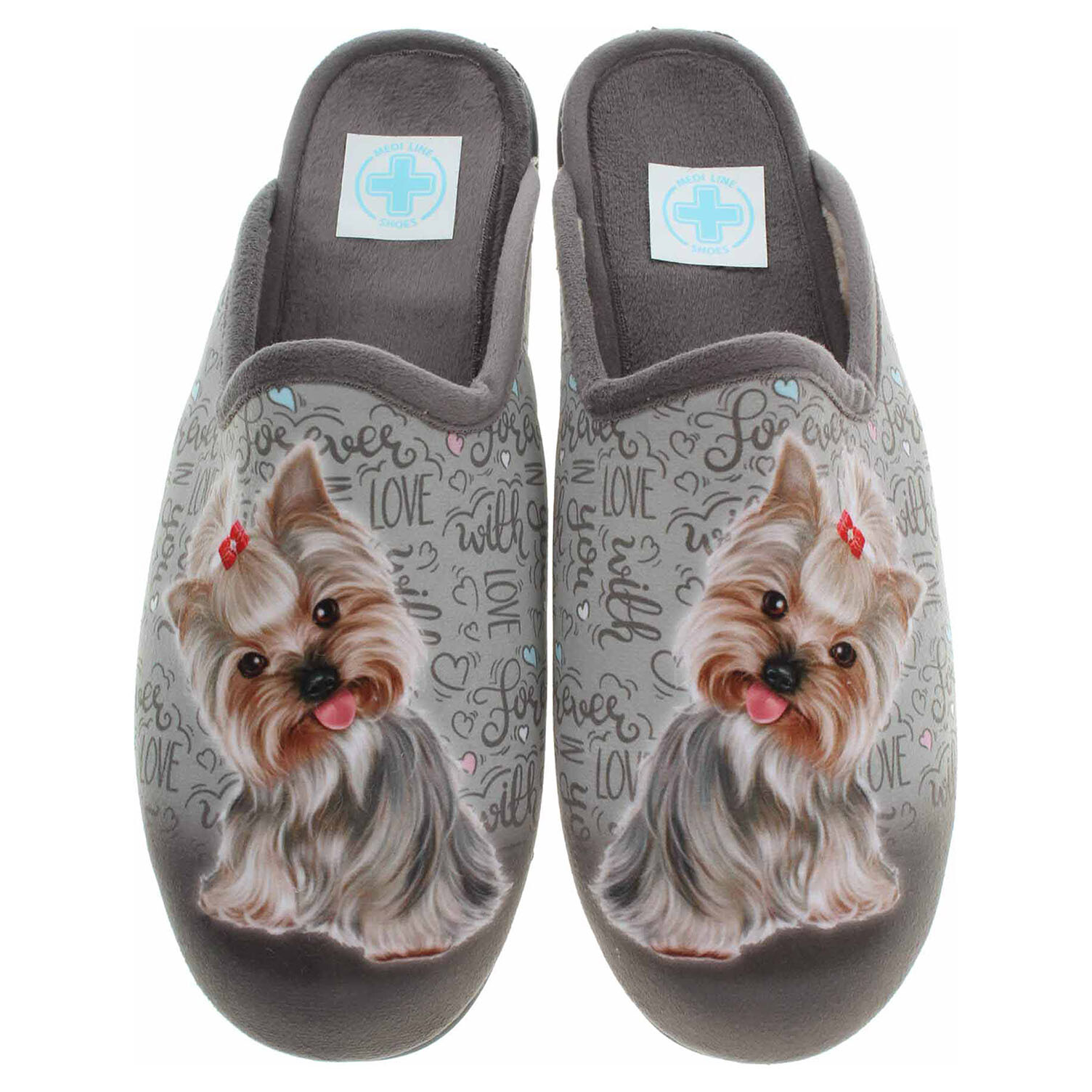 Ecco Dámské domácí pantofle Medi LIne 134-025 šedá 23500774