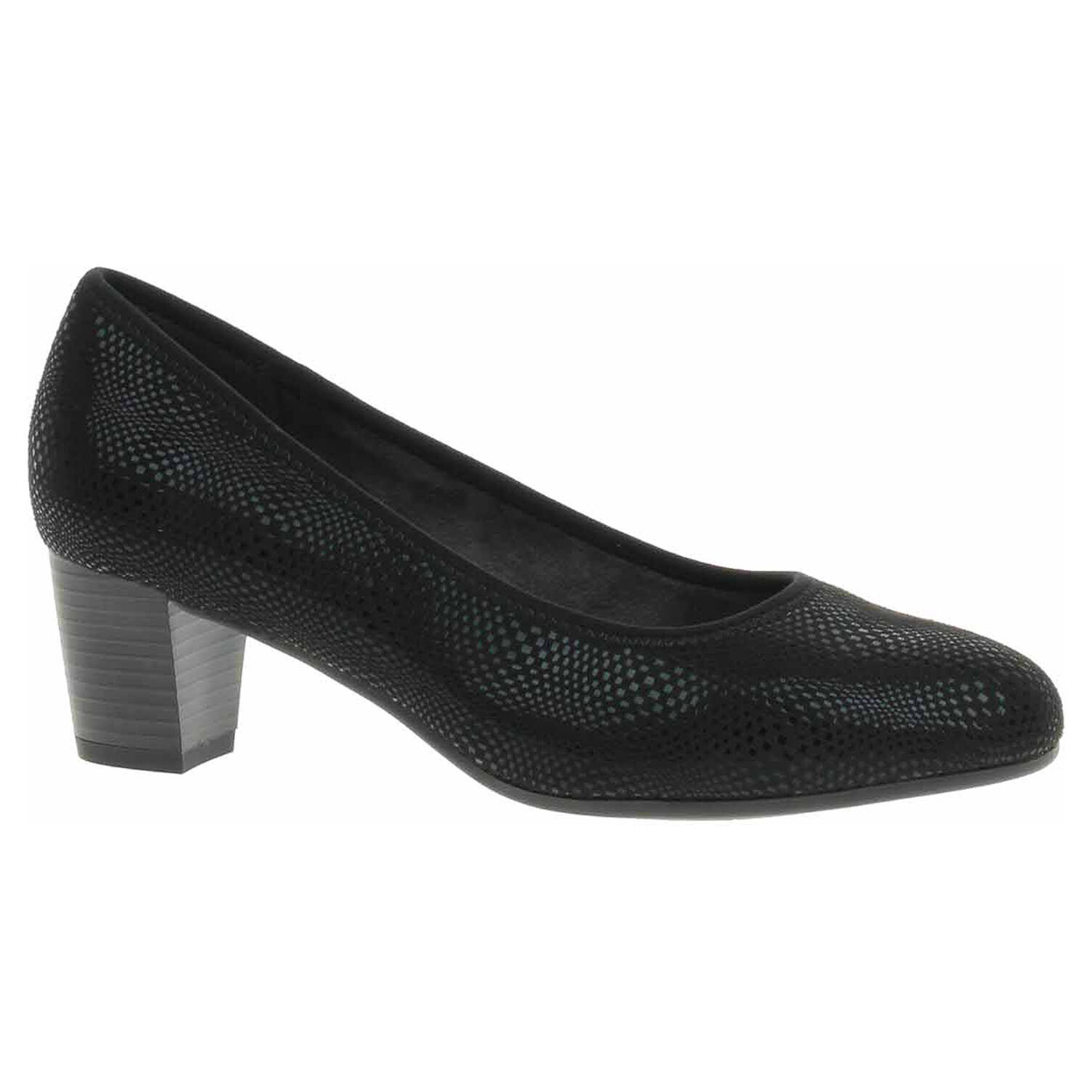 Ecco Dámské lodičky Jana 8-22476-42 black structur 22901835