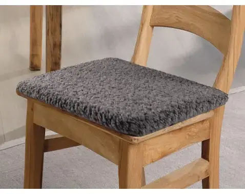Podsedák na židle Teddy 40x40 cm, antracitový