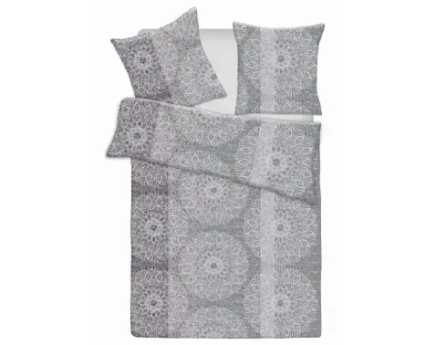 Povlečení Lanzarote, šedo-bílé