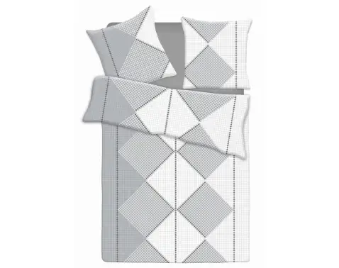 Povlečení Sardinien, šedo-bílé