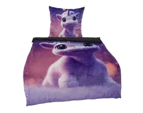 Dětské povlečení Cashmere Touch, motiv jednorožec