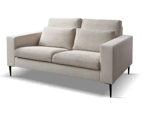 Dvoumístná pohovka Romeo, béžová strukturovaná látka